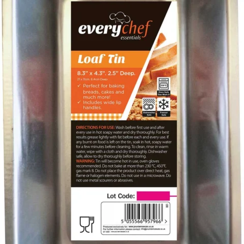 Every Chef Loaf Tin 21cm X 11cm X 6.4cm