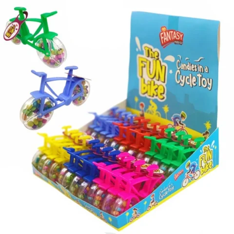Fantasy Food Co The Fun Bike Cycle Candy Toys Assorted EXPIRED