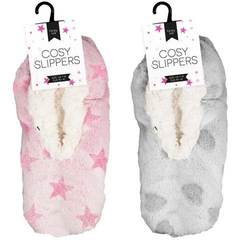 Farley Mill Ladies' Cosy Slippers Assorted
