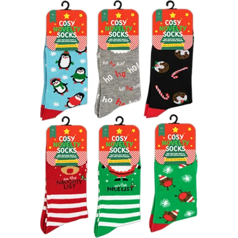 Farley Mill Ladies Novelty Christmas Socks Assorted