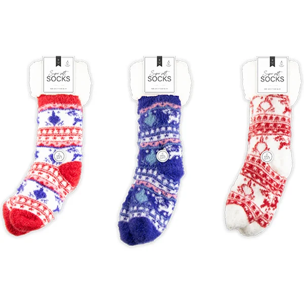 Farley Mill UK 3-7 Super Soft Printed Lounge Socks Assorted