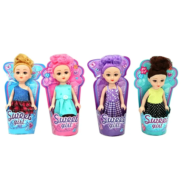 Fashion Doll 6" 4 Assorted 12pc