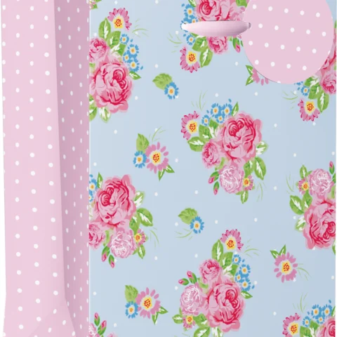 Female Vintage Floral Design Bag Medium
