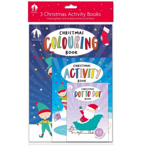 Festive Wonderland Christmas Activity Books 3 Pack