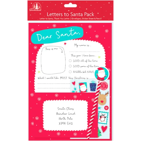 Festive Wonderland Letters To Santa Pack