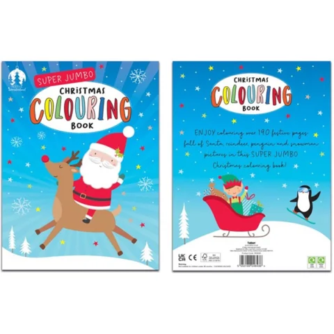 Festive Wonderland Super Jumbo Christmas Colouring Book