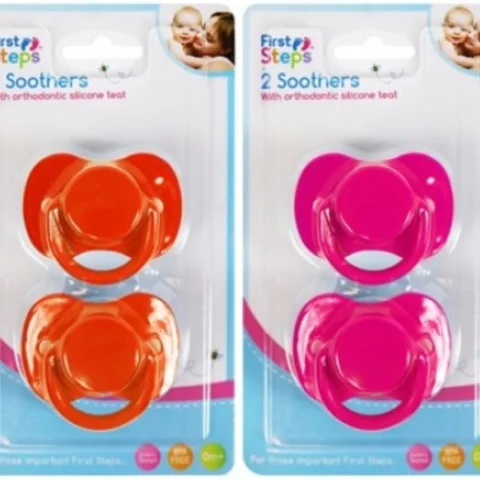 First Steps 2 Orthodontic Soothers Assorted Colours