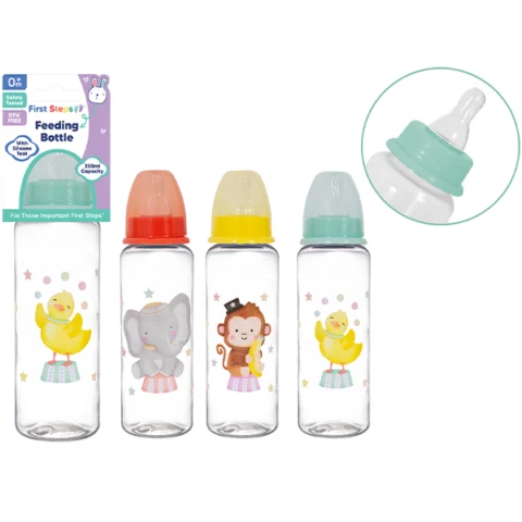First Steps Jungle Baby Feeding Bottle 250ml
