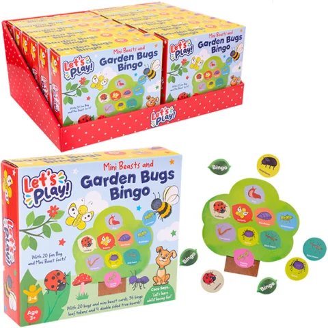 First Steps Let's Play Mini Beasts and Garden Bugs Bingo Kids Game