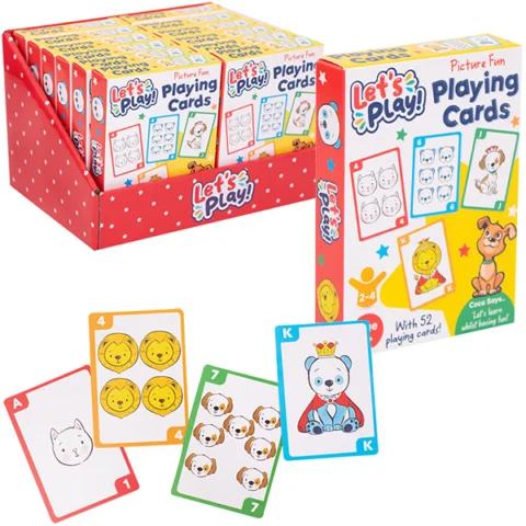 First Steps Let's Play Picture Fun Playing Cards Memory Game
