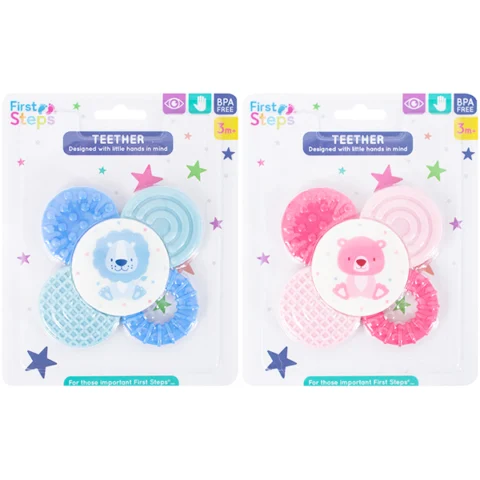First Steps Multi Texture Teether Assorted Colours