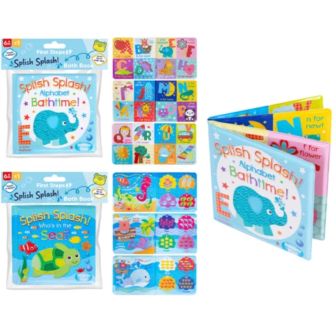 First Steps Soft PVC & Foam Baby Learning Bath Book