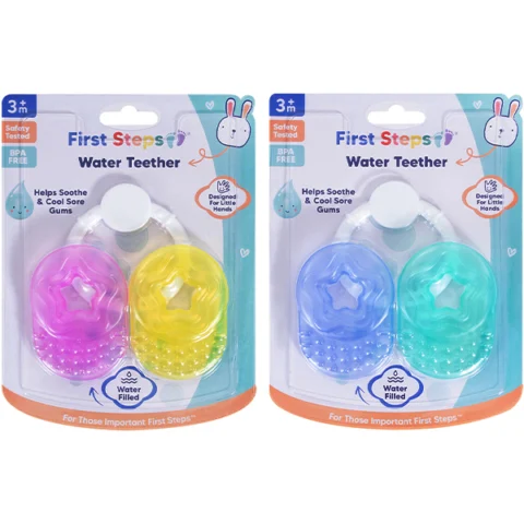 First Steps Water-Filled Baby Teether Keys Assorted