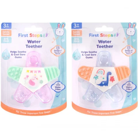 First Steps Water Filled Teether Star 2 Assorted