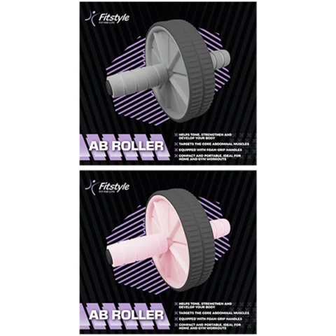 Fitstyle Ab Roller Assorted Colours