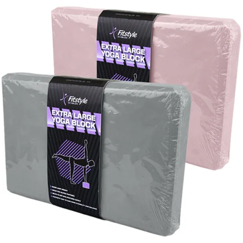 Fitstyle Extra Large Yoga Block Assorted Colours