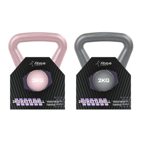 Fitstyle Kettlebell 2kg Assorted Colours