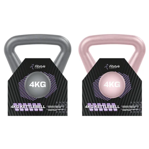 Fitstyle Kettlebell 4kg Assorted Colours