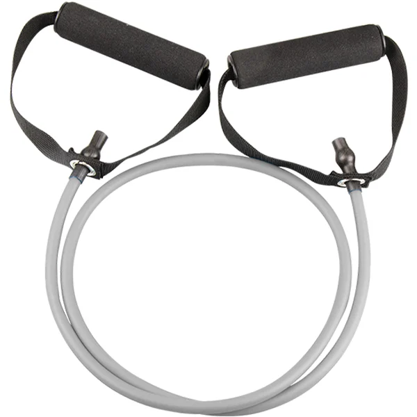 Fitstyle Resistance Band With Handle 143cm Assorted Colours