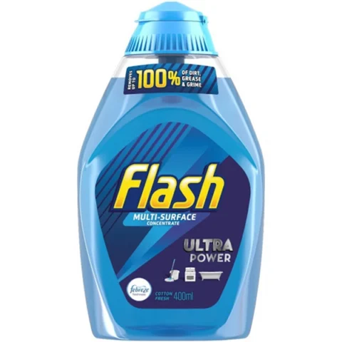 Flash Ultra Power Multi-Surface Concentrate Cotton Fresh 400ml