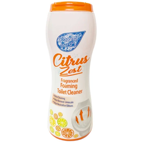 Foam Fresh Citrus Zest Foaming Toilet Cleaner 370g