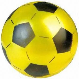 Football Sport 9 Inch Flat Ball (Deflated) Assorted Colours