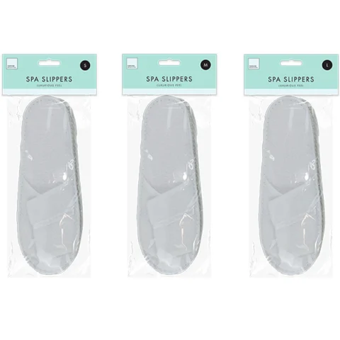 Forever Beautiful Ladies Spa Slippers Assorted Sizes