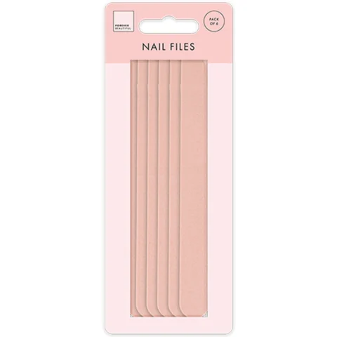 Forever Beautiful Nail Files 6 Pack