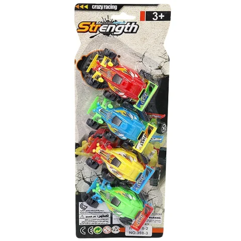 Free Wheel F1 Sports Car Assorted 4pc