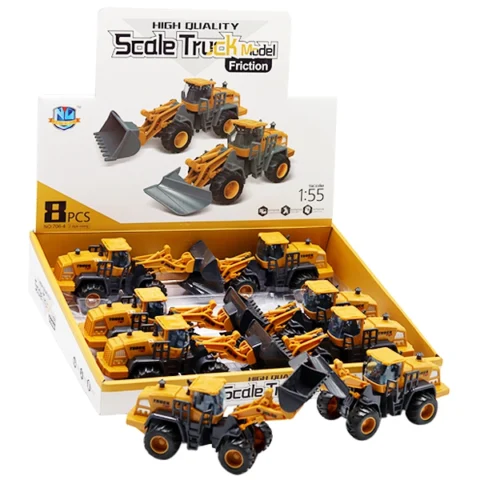 Friction-Power 1:55 Scale Construction Trucks Assorted