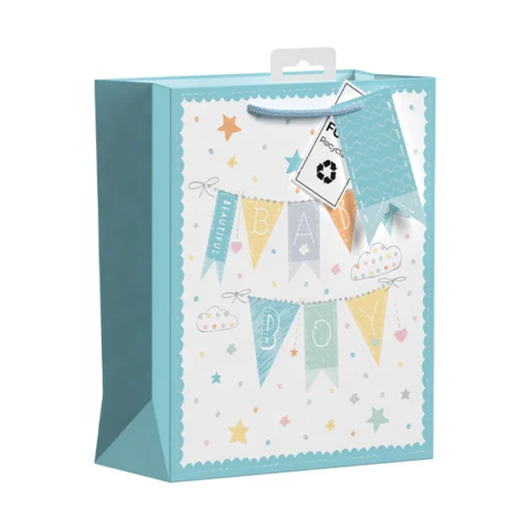 Giftmaker Beautiful Baby Boy Gift Bag Medium