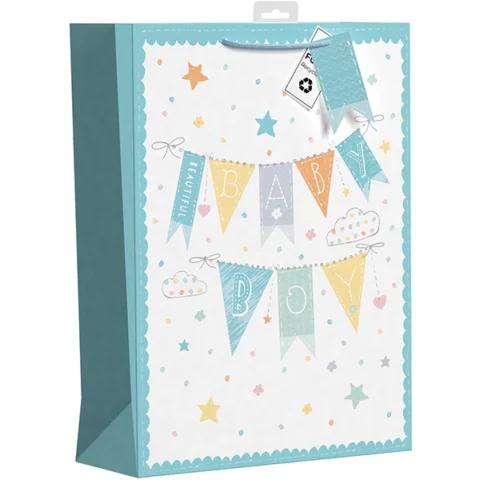 Giftmaker Beautiful Baby Boy Gift Bag XL