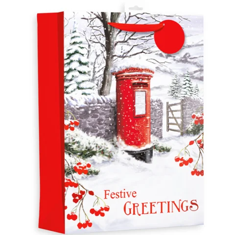 Giftmaker Christmas Postbox Gift Bag Extra Large