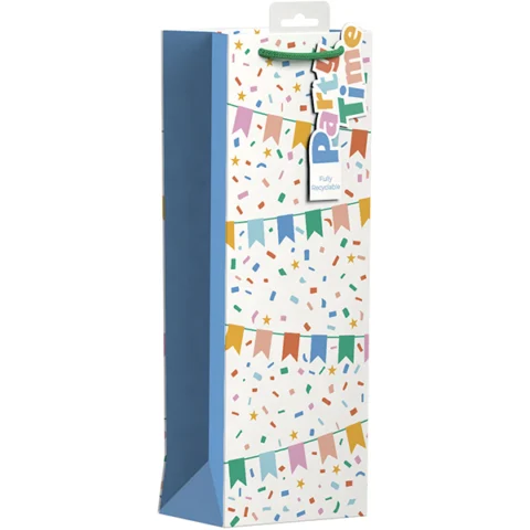 Giftmaker Confetti Bunting Gift Bag Bottle