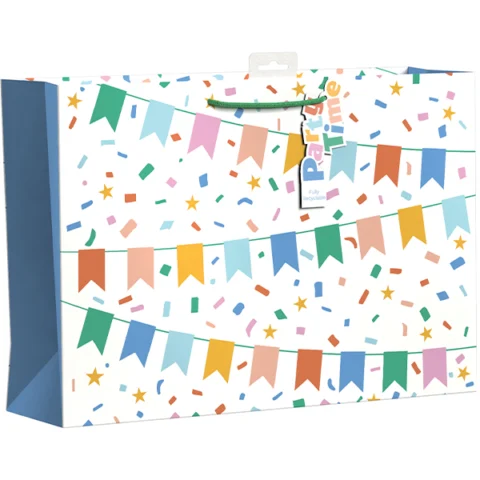 Giftmaker Confetti Bunting Gift Bag XL