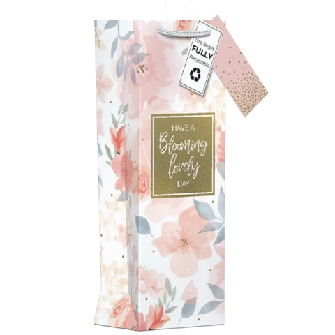 Giftmaker Floral Wash Gift Bag Bottle