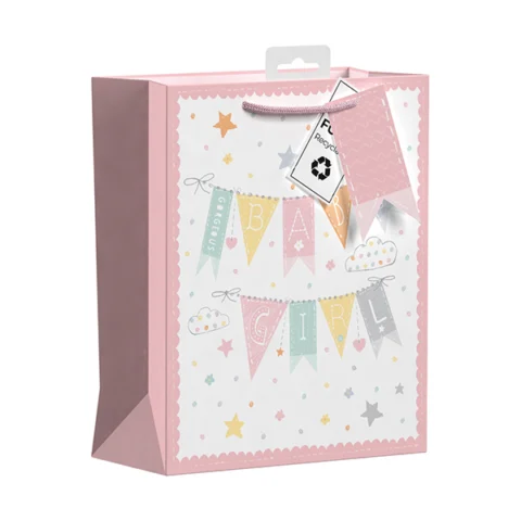 Giftmaker Gorgeous Baby Girl Gift Bag Medium