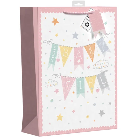 Giftmaker Gorgeous Baby Girl Gift Bag XL
