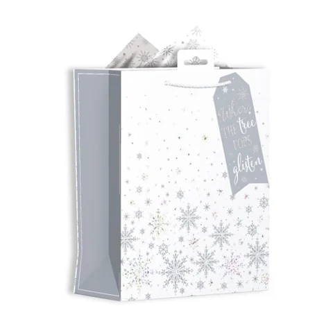 Giftmaker Ice & Snowflakes Gift Bag Medium