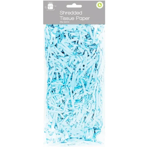 Giftmaker Light Blue Shredded Tissue Paper 25g