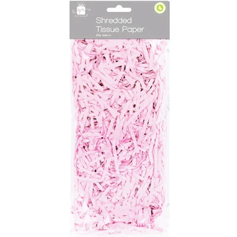 Giftmaker Light Pink Shredded Tissue Paper 25g