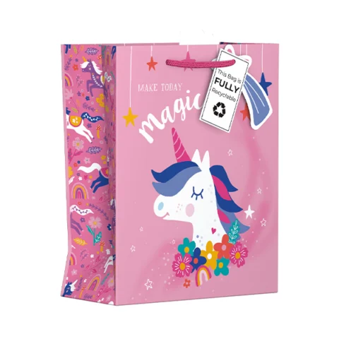 Giftmaker Magical Unicorn Print Gift Bag Medium