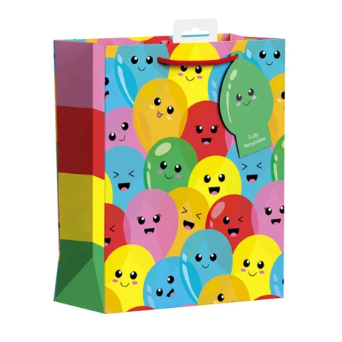 Giftmaker Multicoloured Emotion Balloon Gift Bag Medium