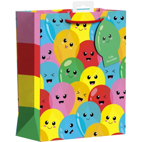 Giftmaker Multicoloured Emotion Balloon Gift Bag XL