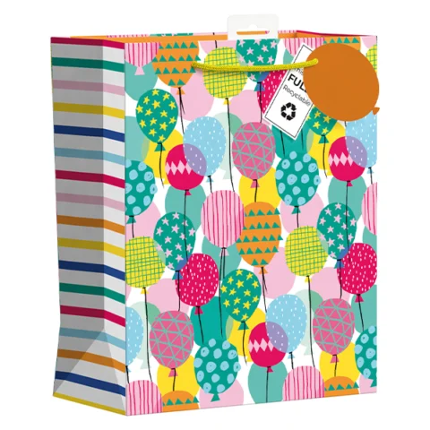 Giftmaker Party Balloons Shapes Gift Bag Large