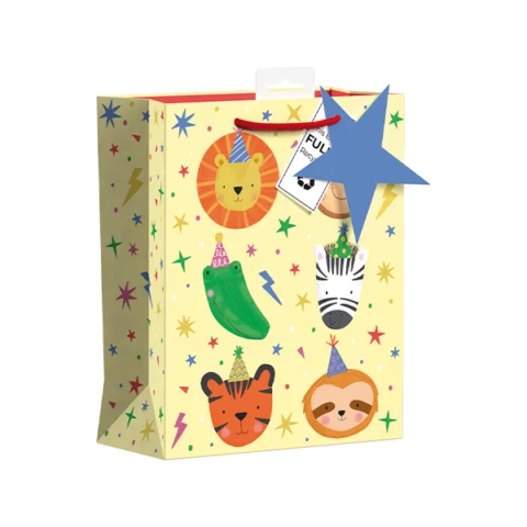 Giftmaker Party Safari Animals Gift Bag Medium