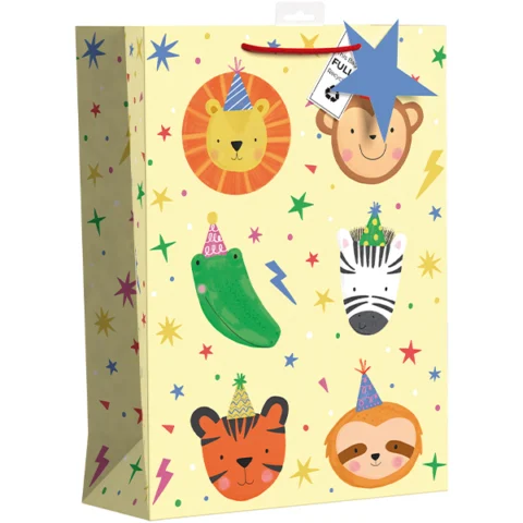 Giftmaker Party Safari Animals Gift Bag XL