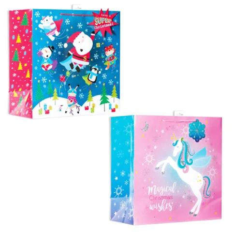 Giftmaker Santa & Unicorn Assorted Giant Gift Bag
