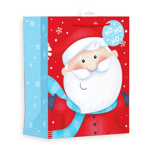 Giftmaker Santa's Face Christmas Gift Bag Large