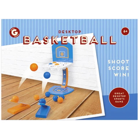 Gifts & Gadgets Desktop Basketball Play Set